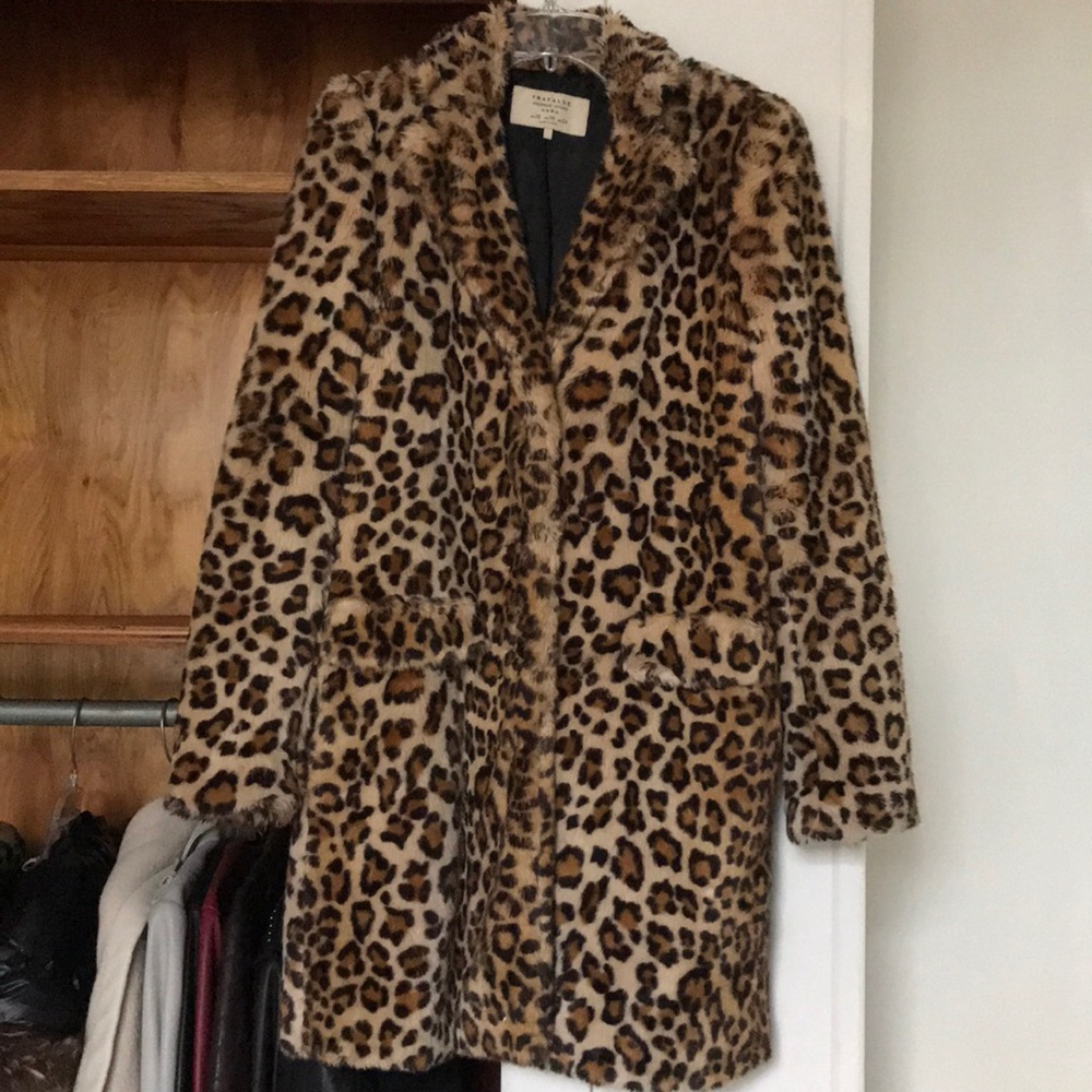 Zara leopard print faux fur coat - blogger fave!